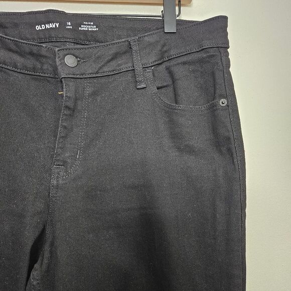Bundle Old Navy Mid Rise Rockstar Super Skinny Jeans (2) Size 16, 16 Long - Picture 11 of 14